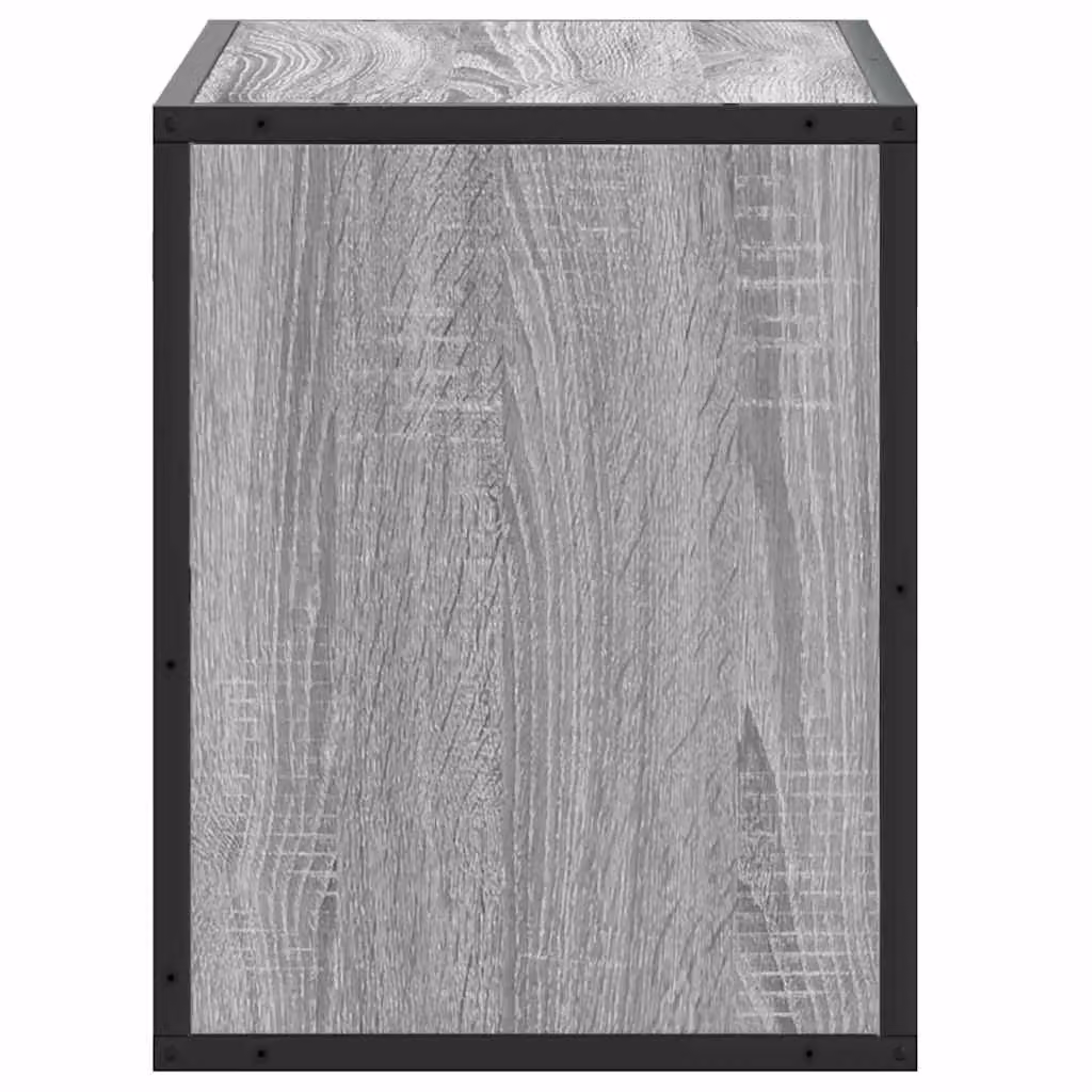 Berkfield Home Industrial TV Cabinet in Grey Sonoma, W/D/H: 60 x 31 x 39.5 cm – 4
