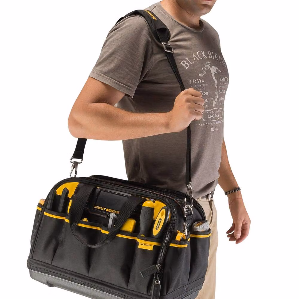 Stanley FatMax Multi Access Tool Bag with Strap, Black, W/D/H: 31.0 x 28.0 x 31.0 cm – 3