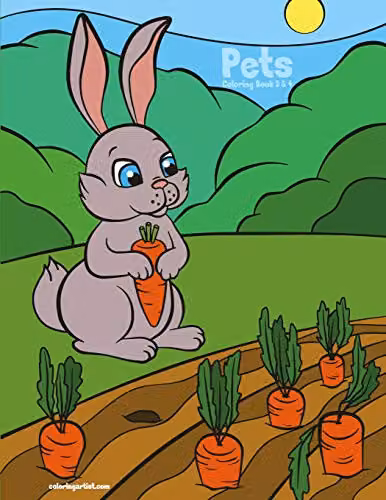 Pets Coloring Book 3 & 4 by Independently Published