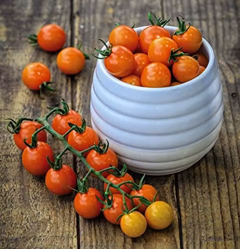Thompson and Morgan Tomato Honeycomb Vegetable Seeds, Orange and Yellow Fruit, 1x Seed Packet