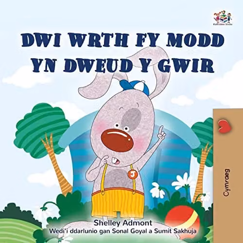 I Love to Tell the Truth Welsh Children's Book from the Welsh Bedtime Collection by Kidkiddos Books, Multicolour Paper Edition