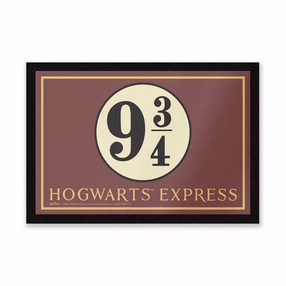 Harry Potter Zavvi Platform 9 3/4 Graphic Coir Doormat, Multicolour, W: 60 cm, D: 40 cm – 2