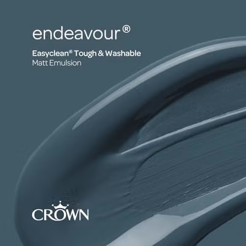 Crown Easyclean Matt Emulsion Wall Paint, Water Based, 2.5L – 3