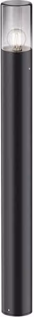 Netlighting Amas Outdoor Bollard in Grey, IP54 Rated, E27 Fitting – 1