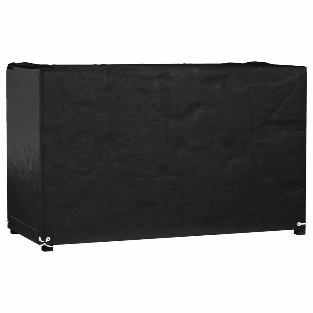 Berkfield Home Rectangular Garden Furniture Cover with 8 Eyelets, Black, W/D/H: 170 x 94 x 70 cm – 2