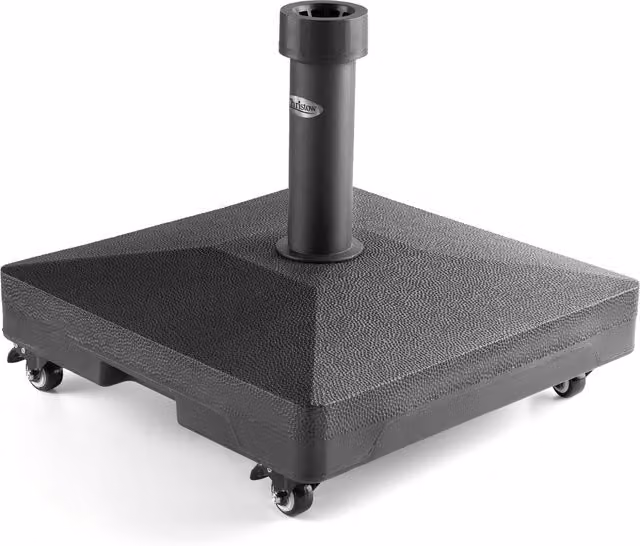 Christow 4-Wheeled Black Plastic Parasol and Awning Base