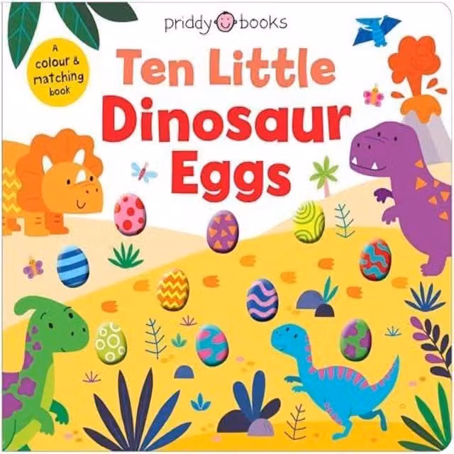 Roger Priddy Ten Little Dinosaur Eggs Little Squishies Multicolour Board Book