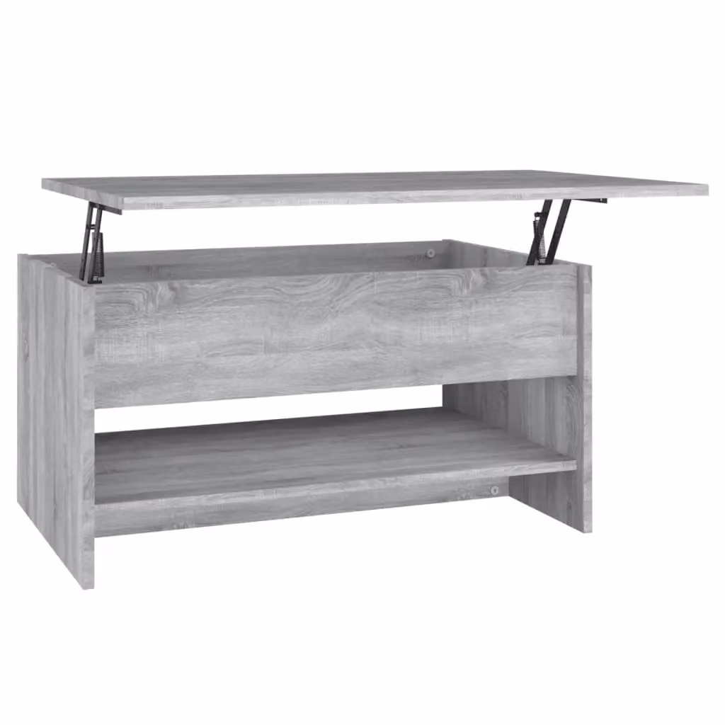 Berkfield Home Grey Sonoma Coffee Table with Lift Mechanism, W/D/H: 80 x 50 x 40 cm – 2