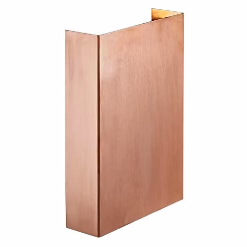 Nordlux Fold LED Outdoor Wall Light in Copper, IP54 Warm White Garden Light – 1