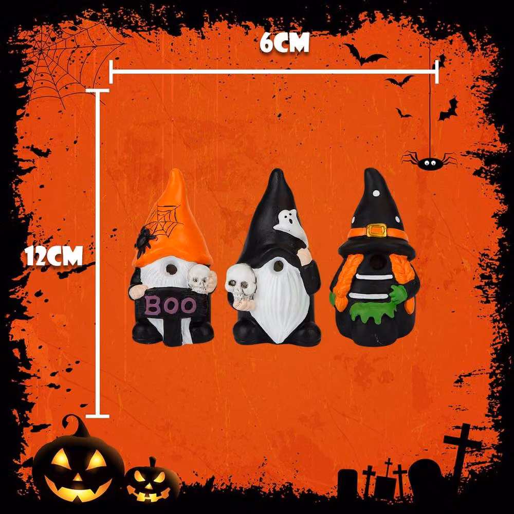 VFM e-Store Halloween LED Gonk Party Decorations, 3 Pack, Multicolour – 2