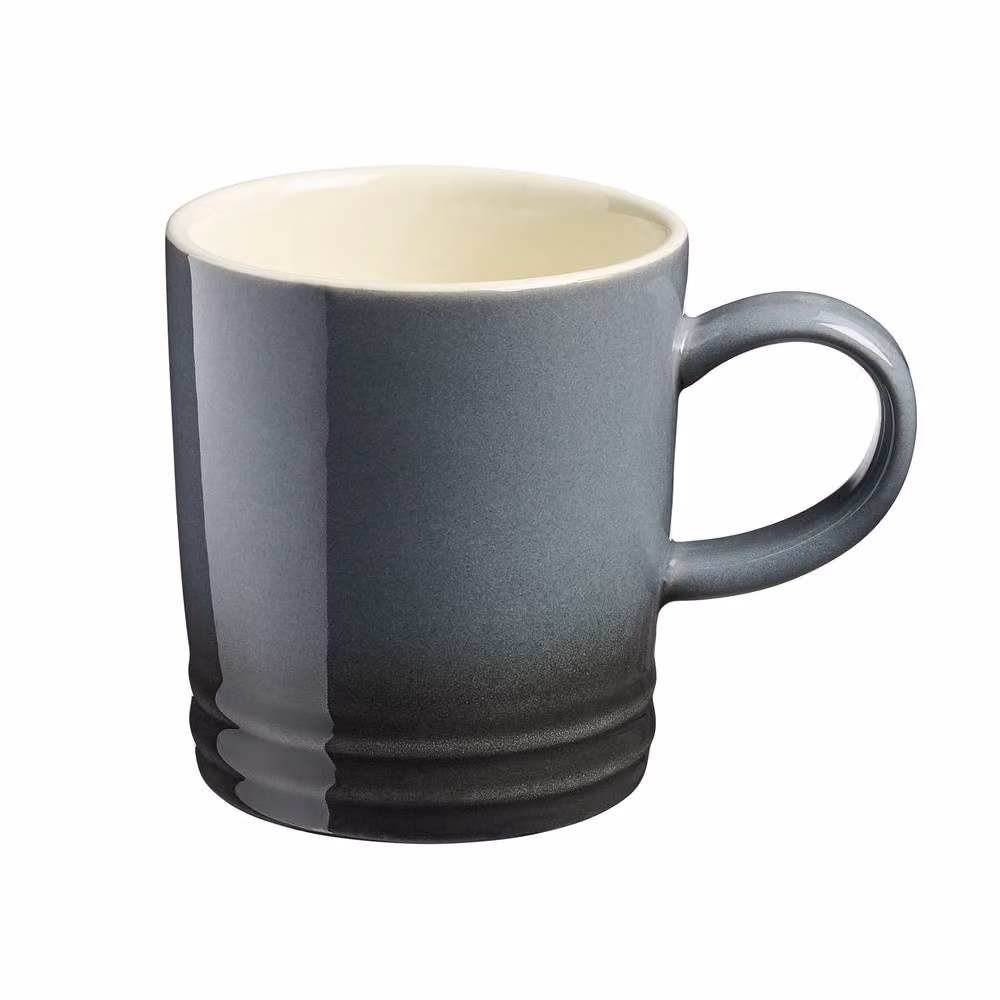 Cooks Professional 4 Piece Grey Stoneware Tea and Coffee Mug Set, 240ml per mug – 2