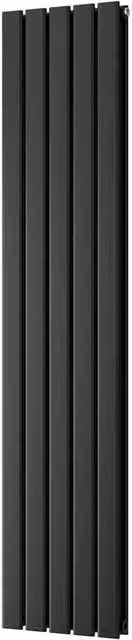Typhoon Black Designer Double Panel Radiator W: 340 mm, H: 1600 mm
