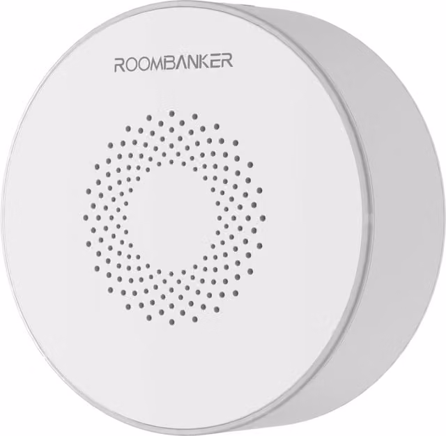 Roombanker Wireless Indoor Siren - White