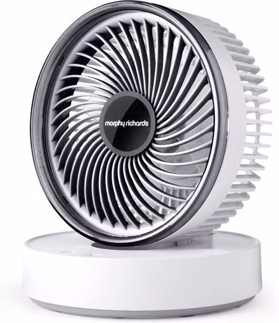 Morphy Richards Air Flex 6 Mini Portable Oscillating USB Fan, White