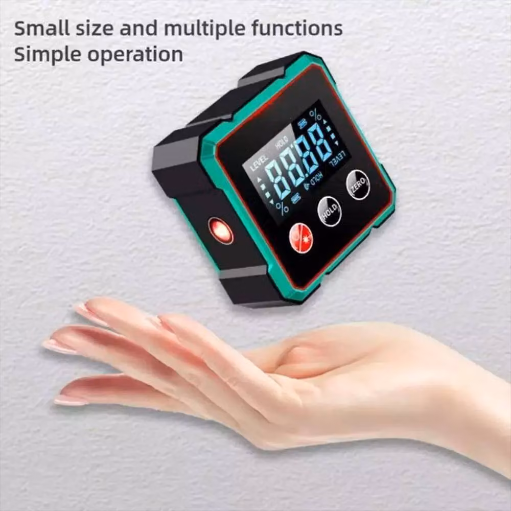 Havendro High Precision Magnetic Digital Angle Finder with Laser in Black and Multicolour – 3