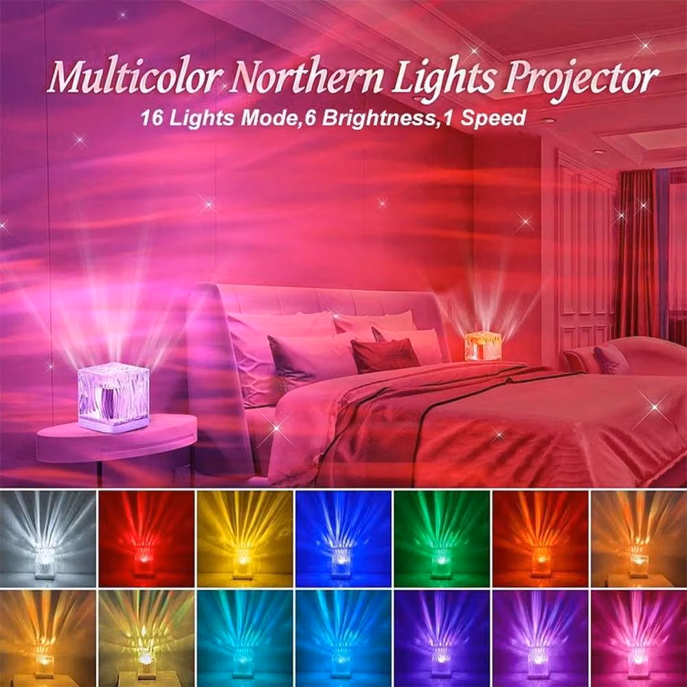 NESTLUNE Galaxy Projector Light Multicolour Bedroom Table Lamp – 2