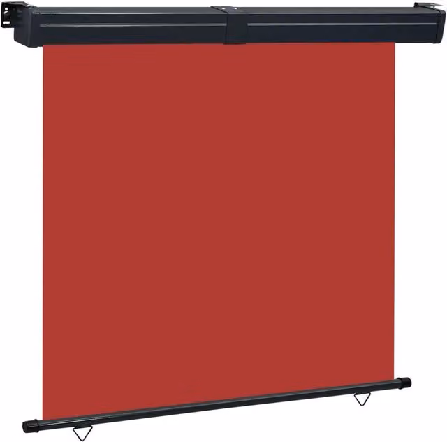 Berkfield Home Red Balcony Side Awning, W/H: 165 x 250 cm – 1
