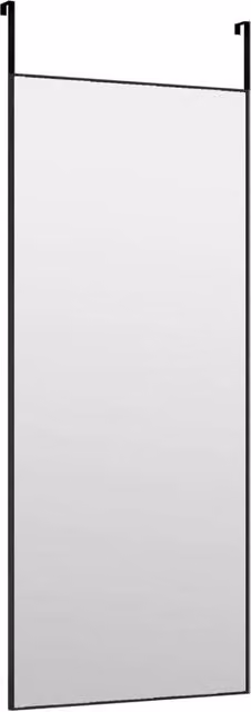 Berkfield Home Classic Rectangular Hanging Door Mirror in Black, W: 40 cm, H: 100 cm