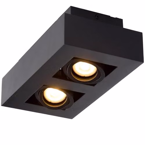Lucide Xirax Dimmable LED Ceiling Spotlight in Black with GU10 Fitting – 3