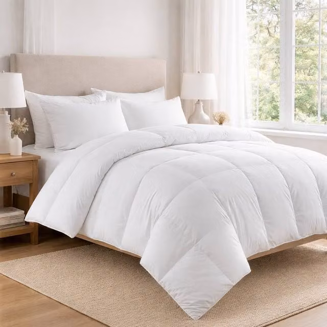 Voltico Easy Care Corovin Double Duvet, 7.5 Tog, White