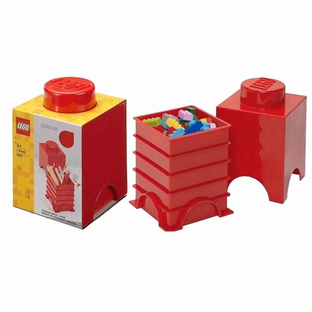 Lego Stackable Storage Brick Red 1.2L – 3