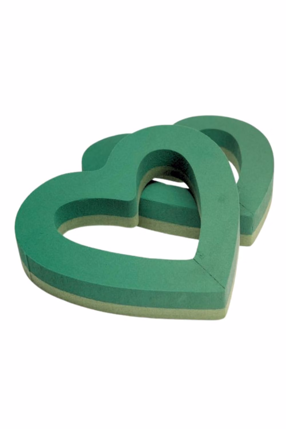 KDMD Green Foam Heart Party Frames, 2 Pack, Diameter: 38.1 cm – 2