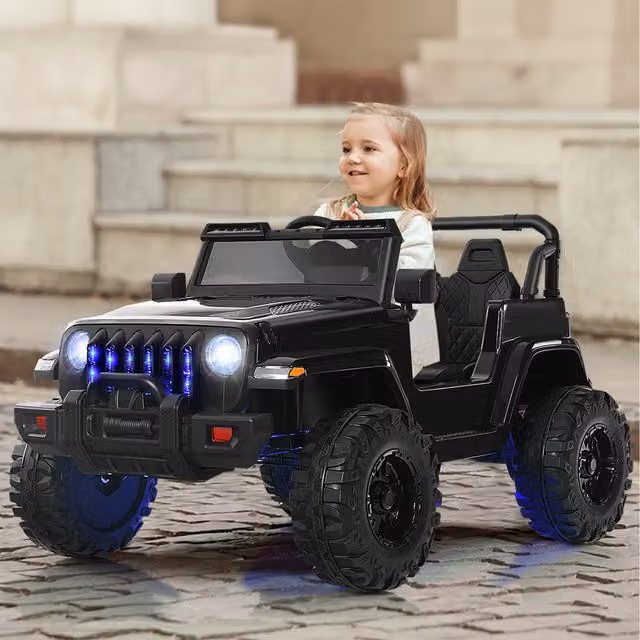 Costway Black Electric Kids Ride on Truck