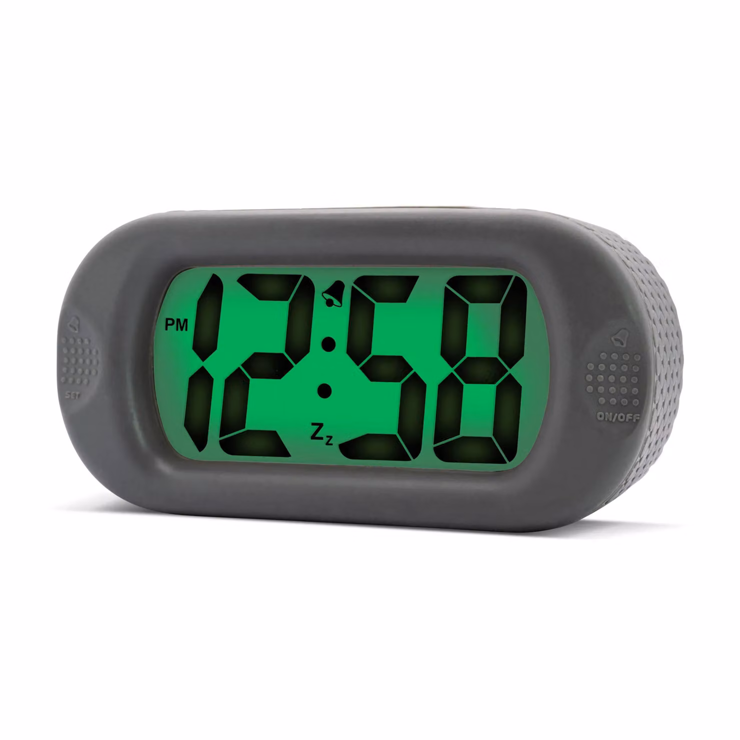 Acctim Smartlite Crescendo Digital Alarm Clock with Jumbo Display and Grey Silicone Case – 2