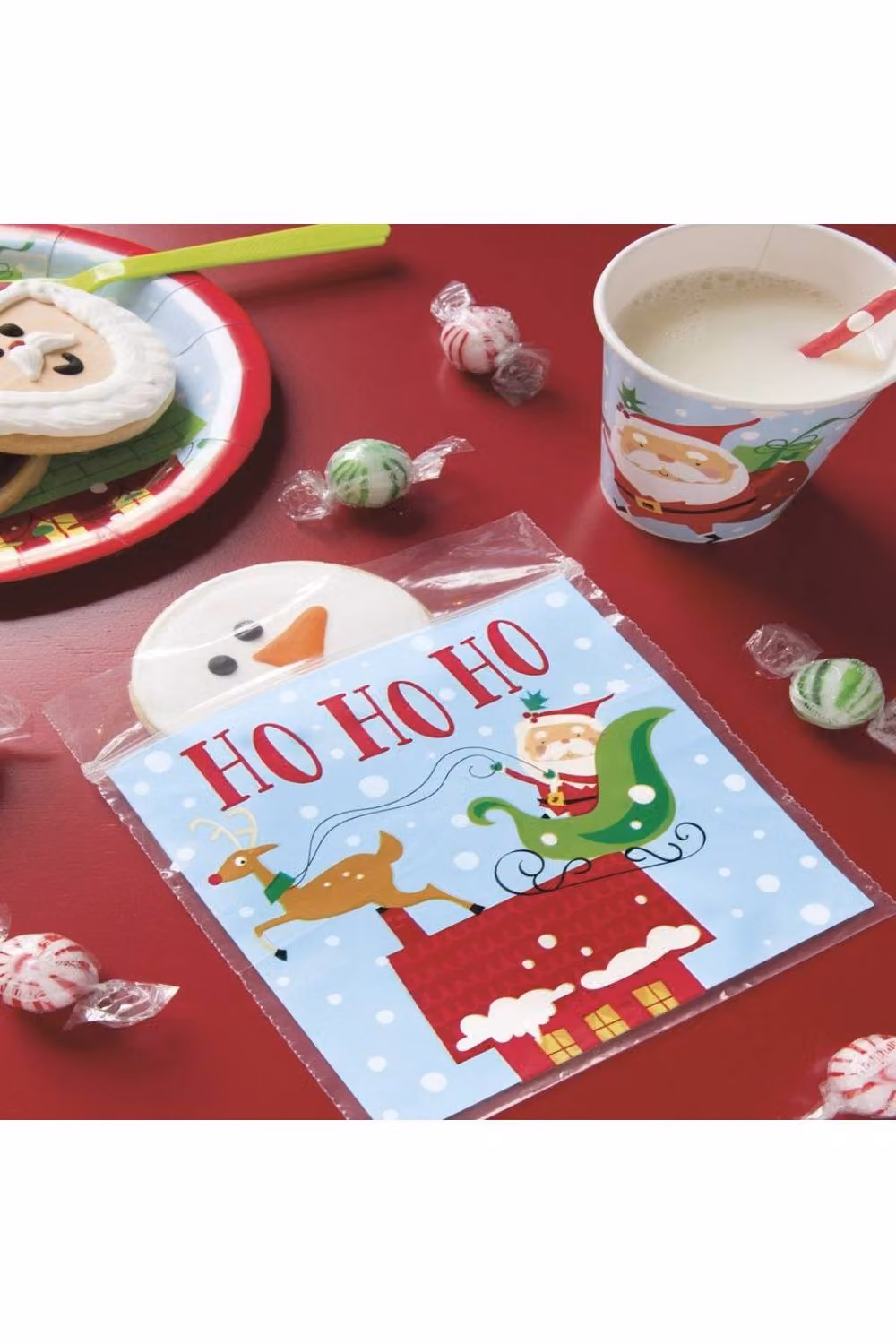 KDMD Multicolour Zip Top Christmas Treat Bags, 2 Pack – 2