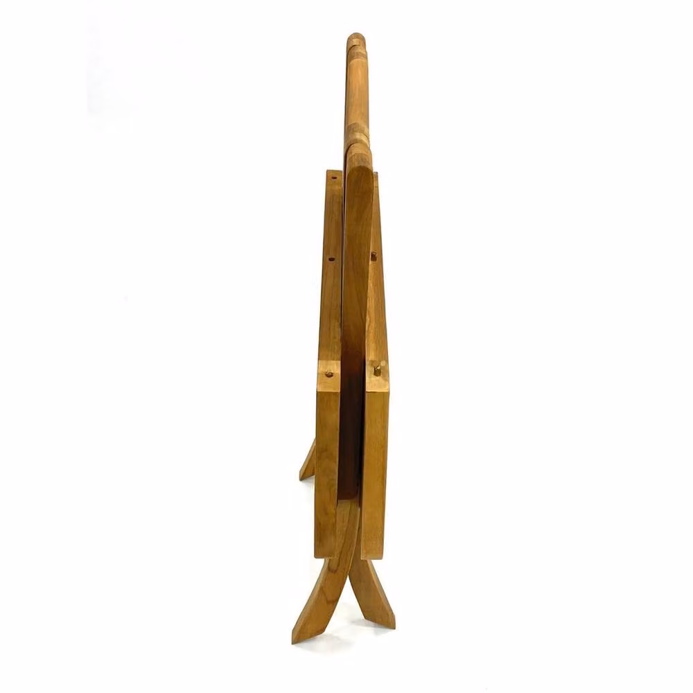 NESTLUNE Teak Garden Furniture Set in Natural Brown – 2