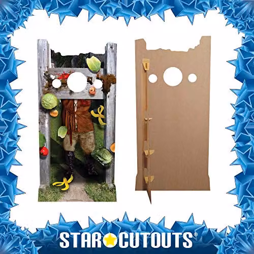 Star Cutouts Medieval Stocks Stand Lifesize Freestanding Cardboard Cutout, Height: 186 cm – 3