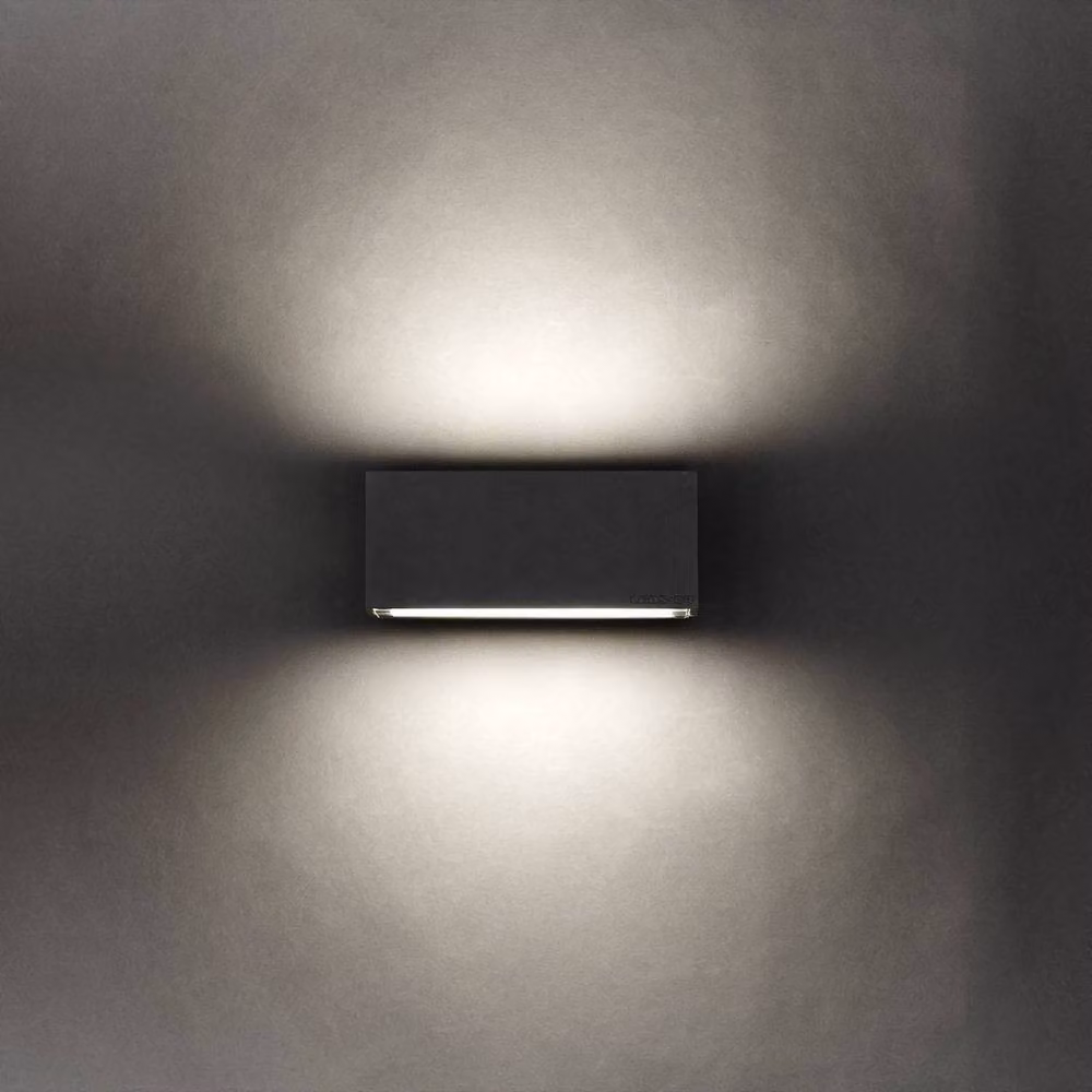 Netlighting Afrodita LED Outdoor Up and Down Wall Light, Grey, IP65 – 2