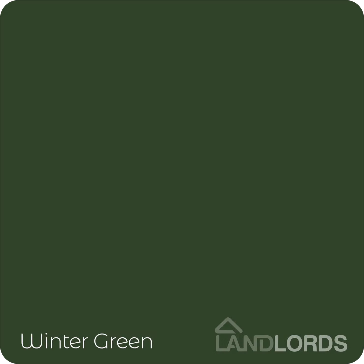 Landlords Paint One Coat Water Based Drip Free Paint in Green, 1 l – 3