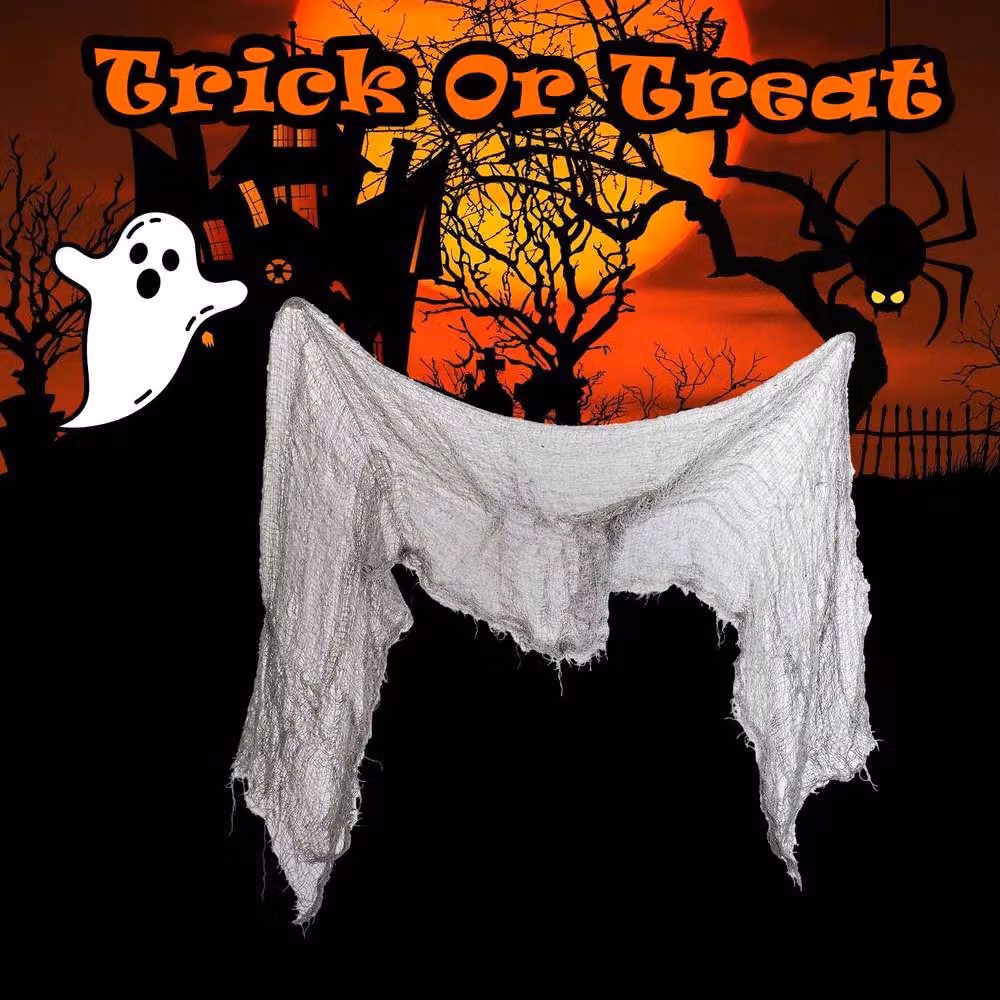 VFM e-Store Grey Creepy Halloween Tablecloth for Party Accessories – 3