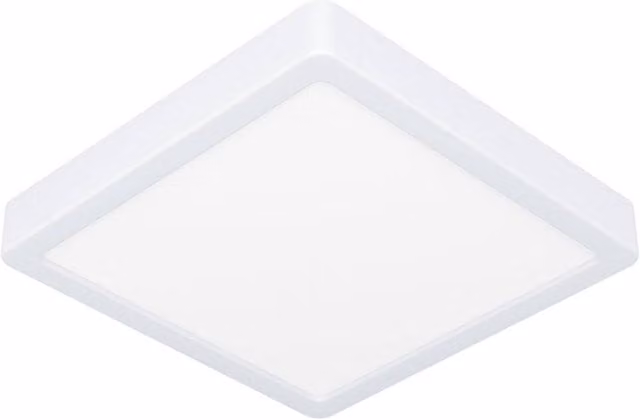 Loops White Square LED Ceiling Light with RGB Illumination