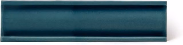 House of Hackney Navarre Dado Ceramic Metro Field Tiles, Petrol Blue, Glossy, 20.0 x 15.24 cm