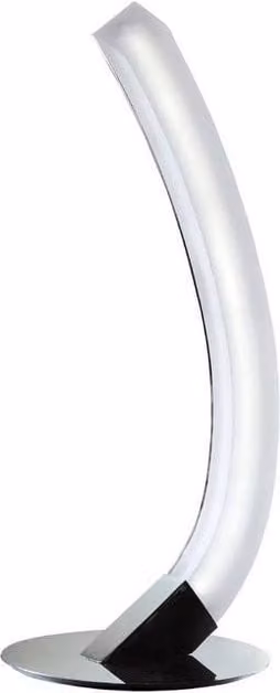 Netlighting On Table Lamp in Polished Chrome and Grey with Frosted Acrylic, 5W LED, 3000K, 500lm