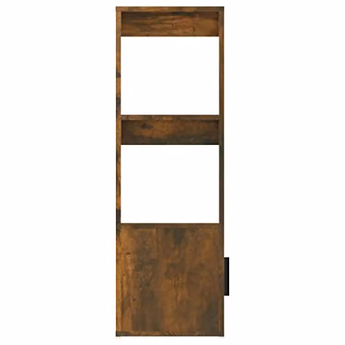 vidaXL Industrial Sideboard in Smoked Oak and Brown, W/D/H: 80 x 30 x 90 cm – 5