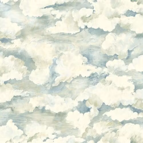 Holden Decor Cloudscape Soft Aqua Abstract Nature Wallpaper Blue – 1
