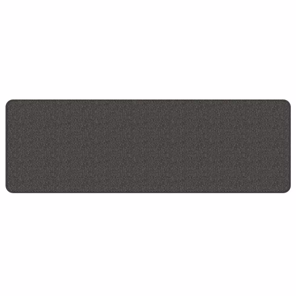 Berkfield Home Anthracite Sisal Look Round Carpet, Diameter: 100 cm – 2