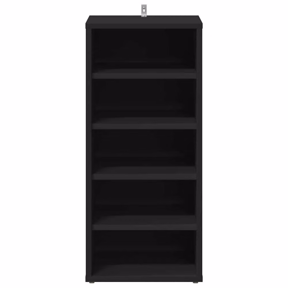 Berkfield Home Set of 2 Black Wall Mounted Modern Shoe Cabinets, W/D/H: 31.5 x 35 x 70 cm – 5