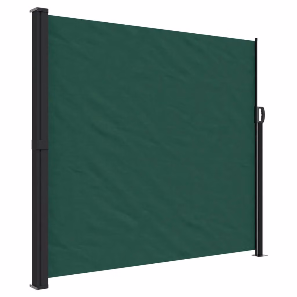 Berkfield Home Retractable Wall-Mounted Side Awning in Dark Green, W/D/H: 180 x 600 cm – 2