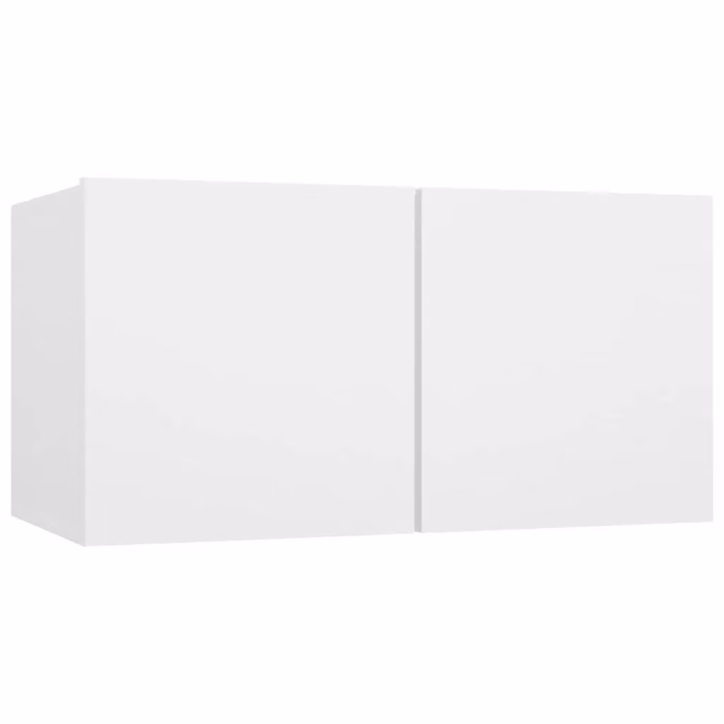 Berkfield Home Hanging TV Cabinet in White, W/D/H: 60 x 30 x 30 cm – 2
