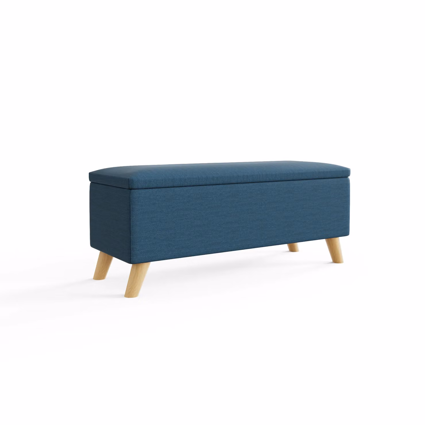 GFW Secreto Fabric Storage Ottoman Bench in Petrol Blue – 3