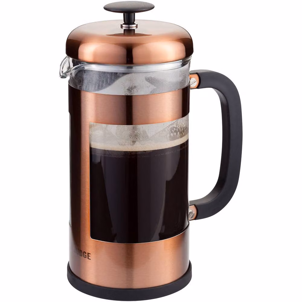 Judge Glass Cafetiere 1L Coffee Maker in Transparent and Bronze – 4
