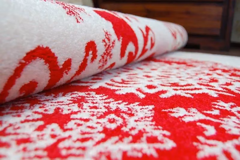 RugsX Xmas Red Rectangular Polypropylene Rug W: 100 cm, L: 170 cm – 5