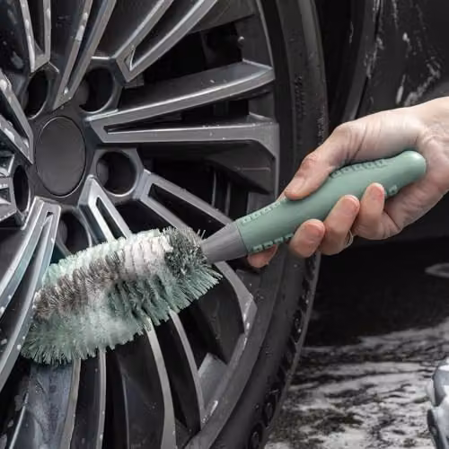 JVL Loop Car Cleaning Brush in Green and Multicolour – 4