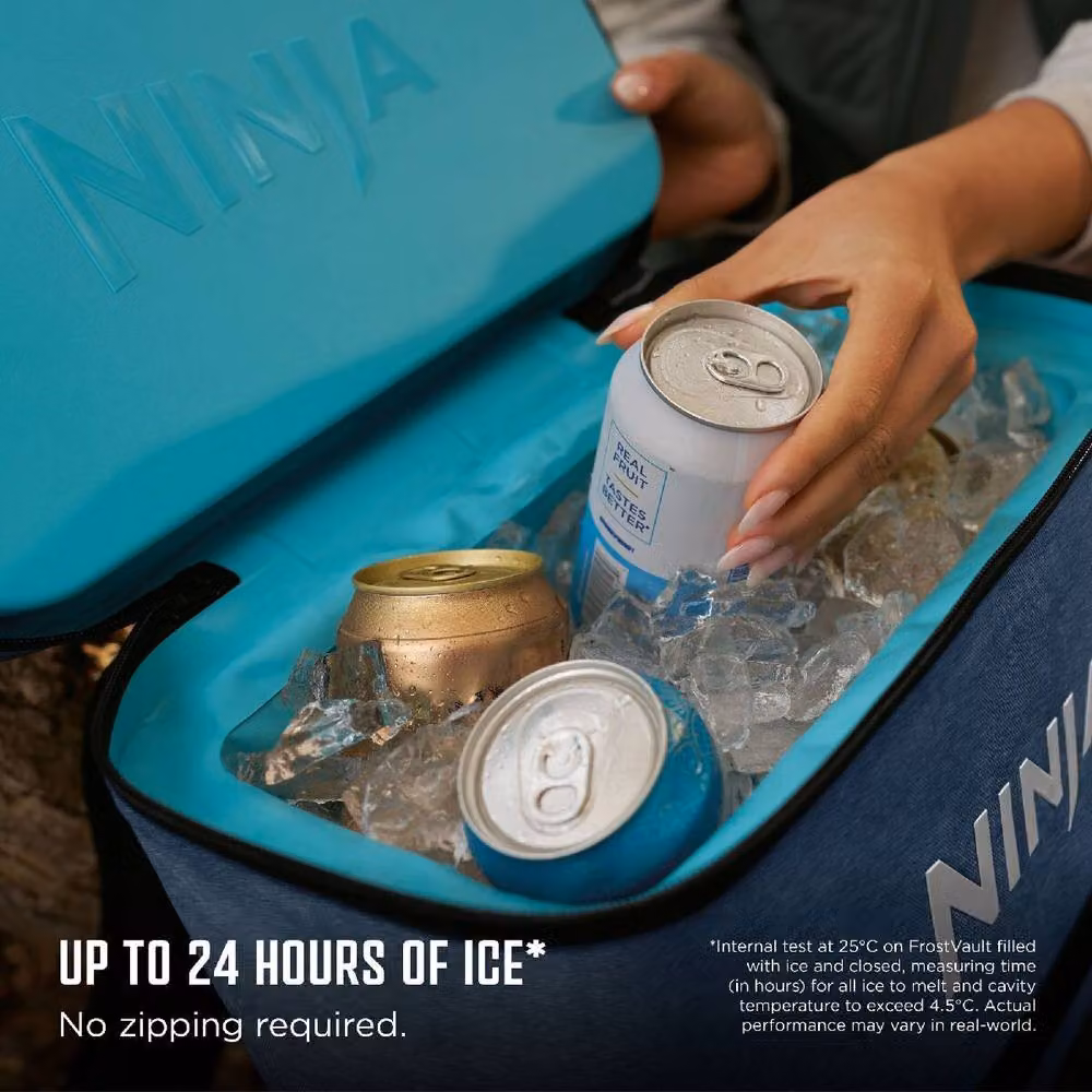 Ninja FrostVault Go 23L Portable Soft Cooler Backpack, Blue, FF136EUUK – 4