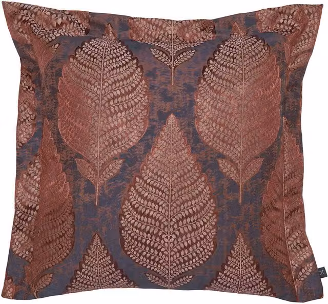 Prestigious Textiles Treasure Floral Jacquard Cushion in Orange and Multicolour, W/D/H: 50 x 50 x 50 cm – 1