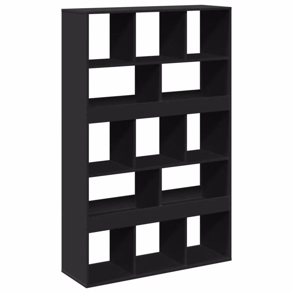 Berkfield Home Black Engineered Wood Room Divider W: 100 cm, D: 33 cm, H: 156.5 cm – 2